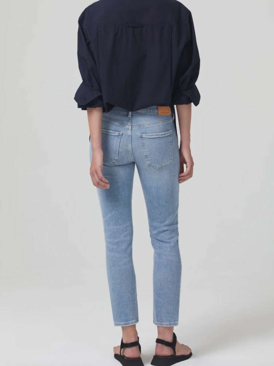 Clothing * | Ella Mid Rise Slim Crop Citizens Of Humanity Online Lyric