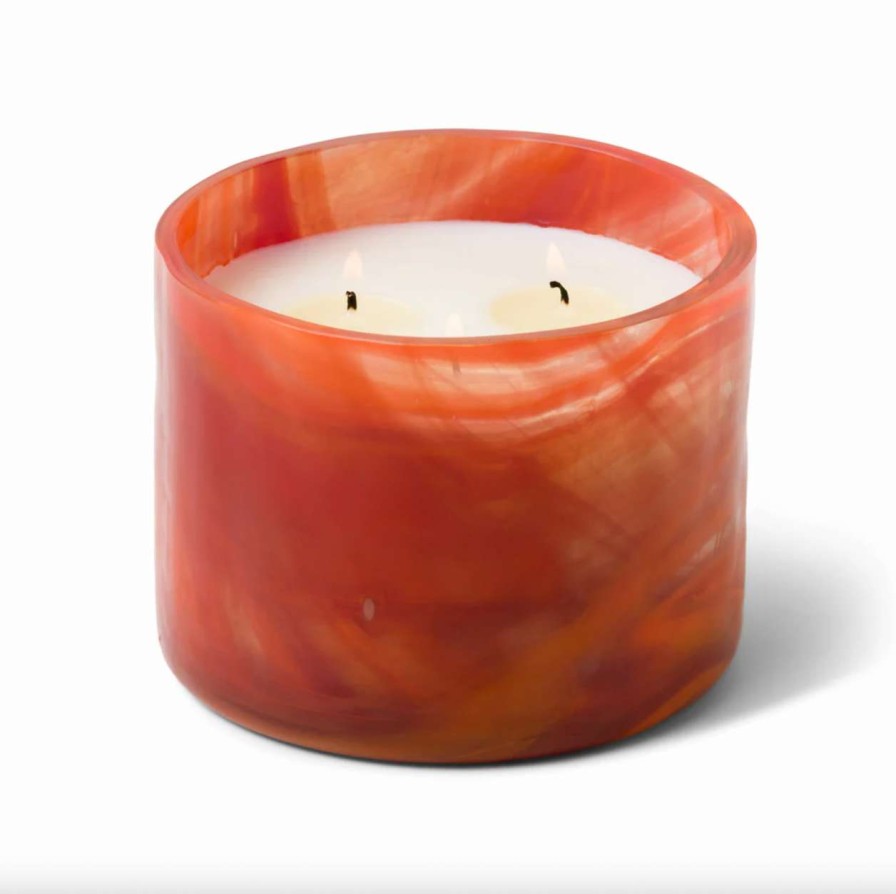 Accessories * | Orange Whirl Glass Candle 14Oz Paddywax Typical Style Salted Grapefruit