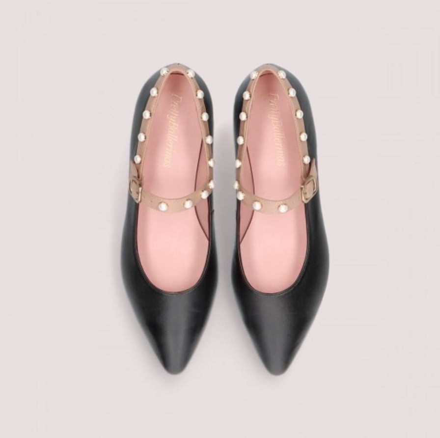 Shoes * | Tyra Mary Jane Flat Pretty Ballerinas Top Sellers Black