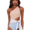 Clothing * | Carlie One Piece Beach Riot Bargain Sale Frost