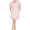 Clothing * | Brocade Dress Jade Bargain Sale Pink Pattern