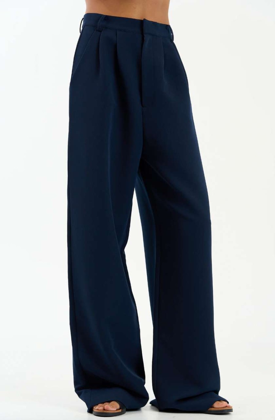 Clothing * | Gentry Trousers Sundays Top Sell Deep Navy