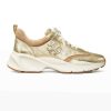 Shoes * | Good Luck Trainer Tory Burch Hot Sell Gold