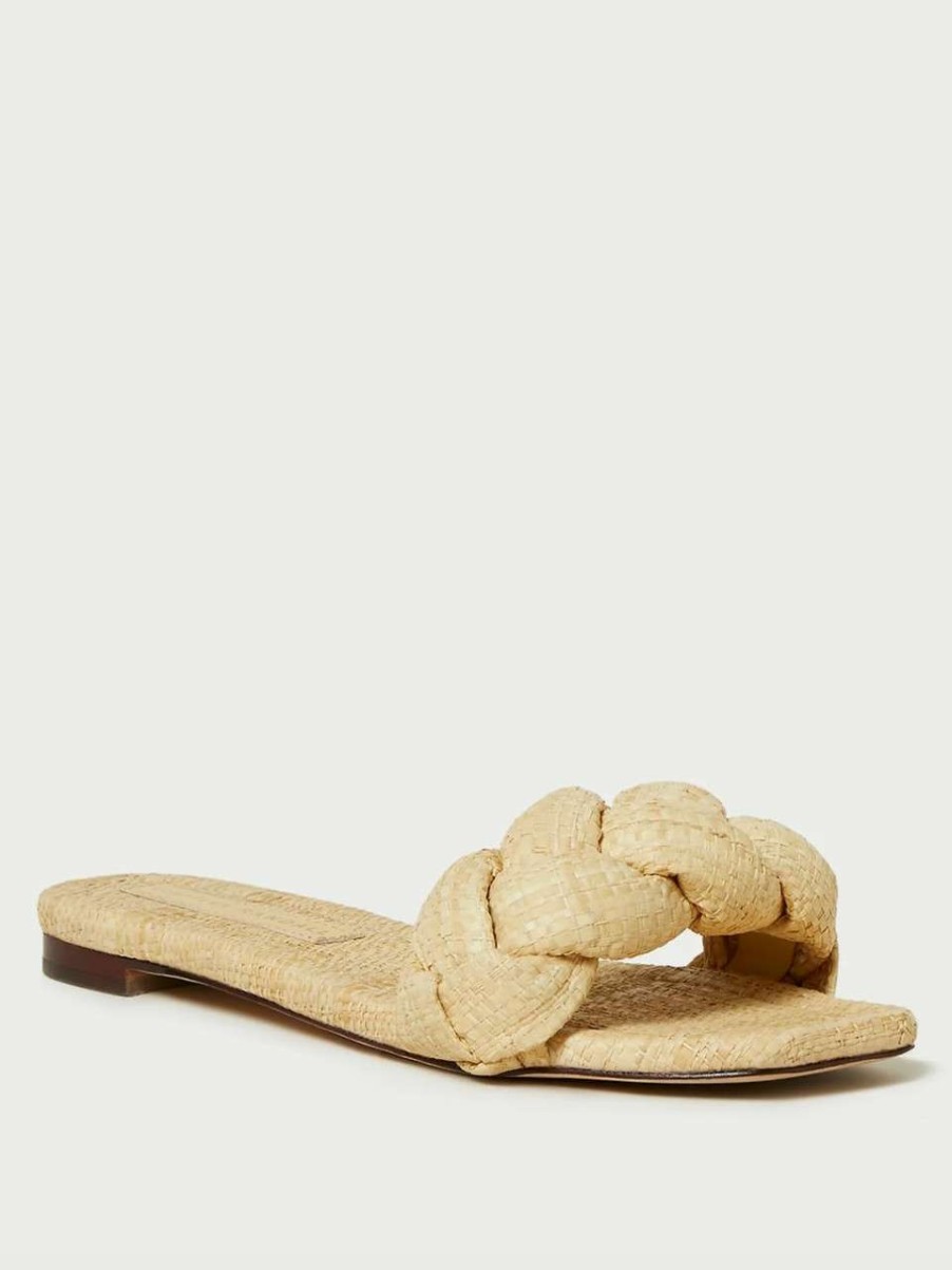 Shoes * | Joanna Braided Sandal Loeffler Randall Reliable Quality Natural