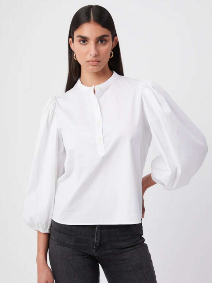 Clothing * | The Balloon Sleeve Shirt The Shirt Excellent Quality White