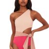 Clothing * | Carlie One Piece Beach Riot Bargain Sale Rouge Color Block