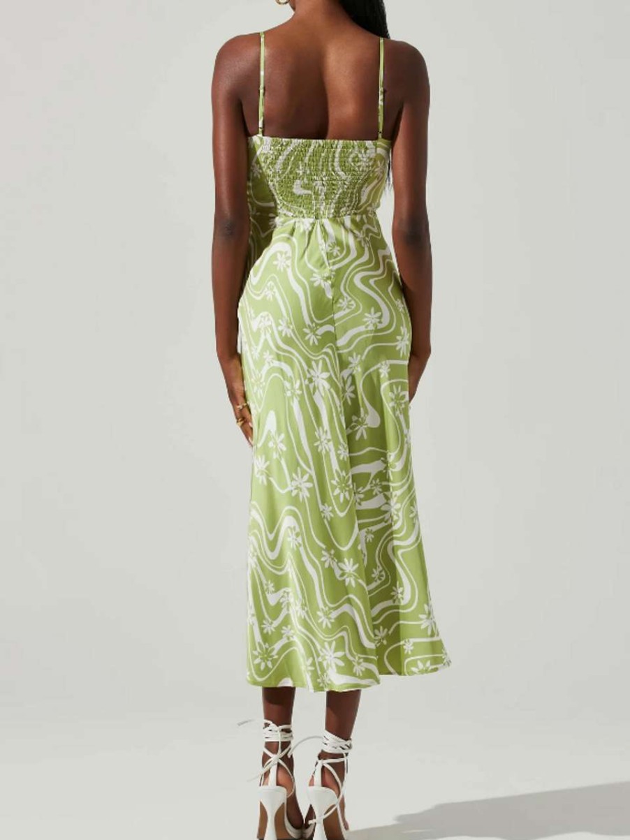 Clothing * | Mabel Dress Astr Top Selling Celery Floral