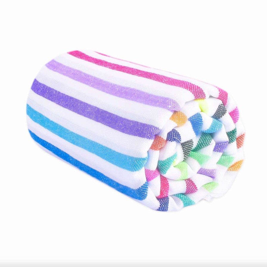 Accessories * | La Lucia Beach Towel Las Bayadas Best Sellers Rainbow