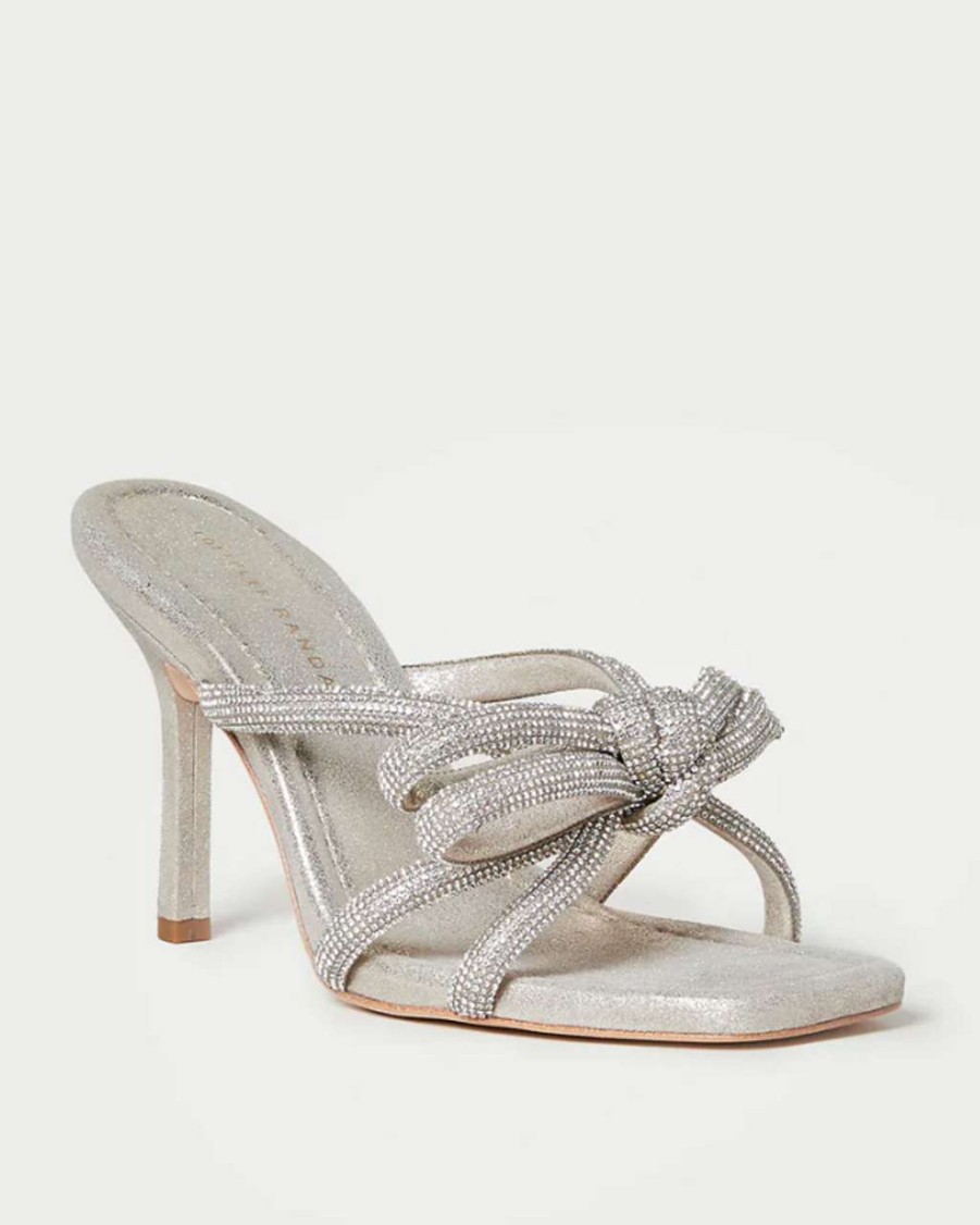 Shoes * | Margi Leather Bow Heel Loeffler Randall Top Sellers Cappuccino